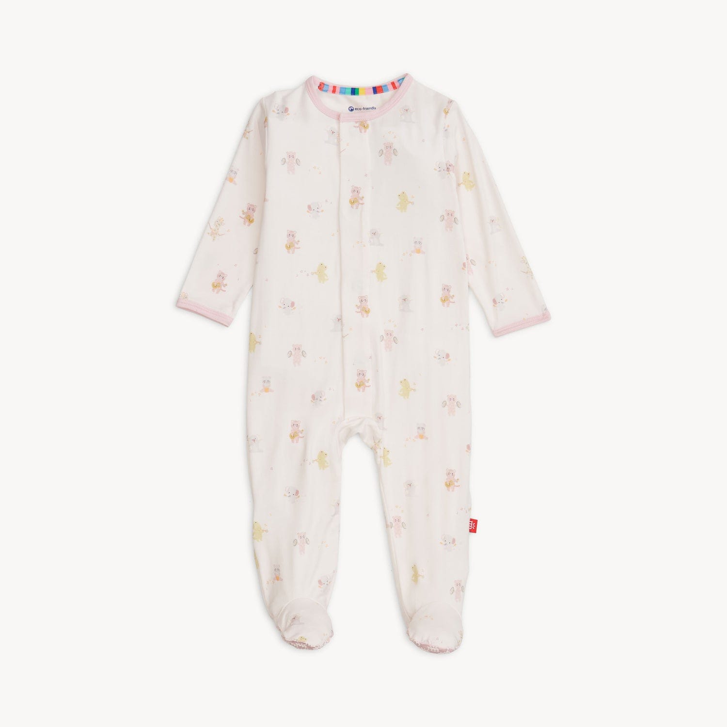 Magnetic Me Baby Pink Baby Beats Modal Footie