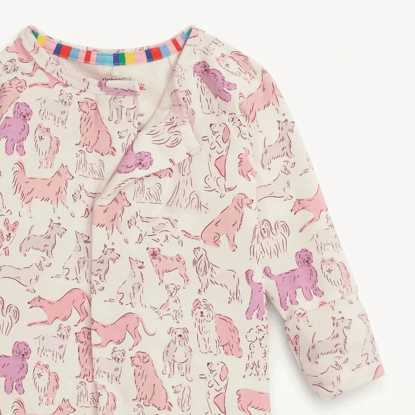 Magnetic Me Baby Pink It's A Paw-ty Right Fit Footie