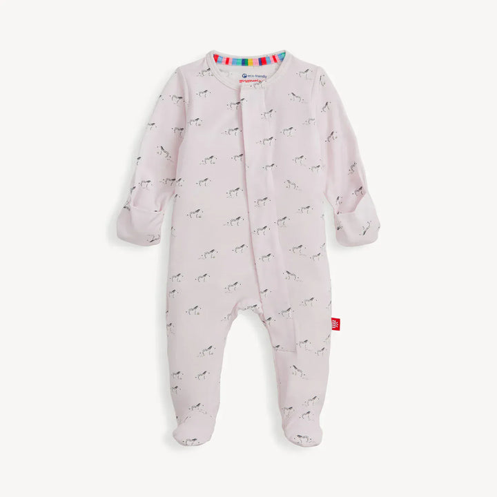 Magnetic Me Baby Pink Savannah Plains Modal Footie