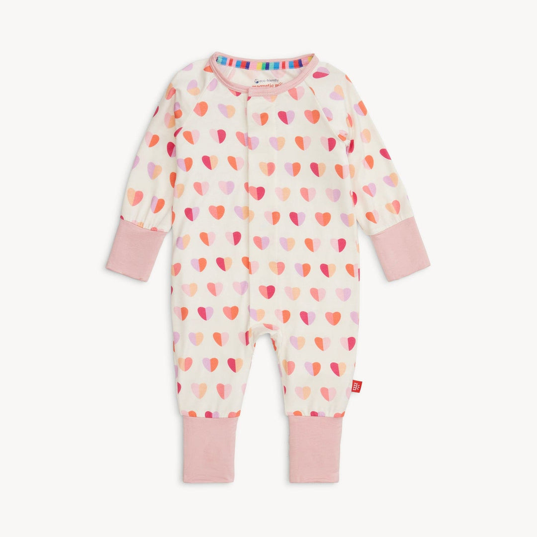 Magnetic Me Baby Pink Xoxo Modal Convertible Coverall