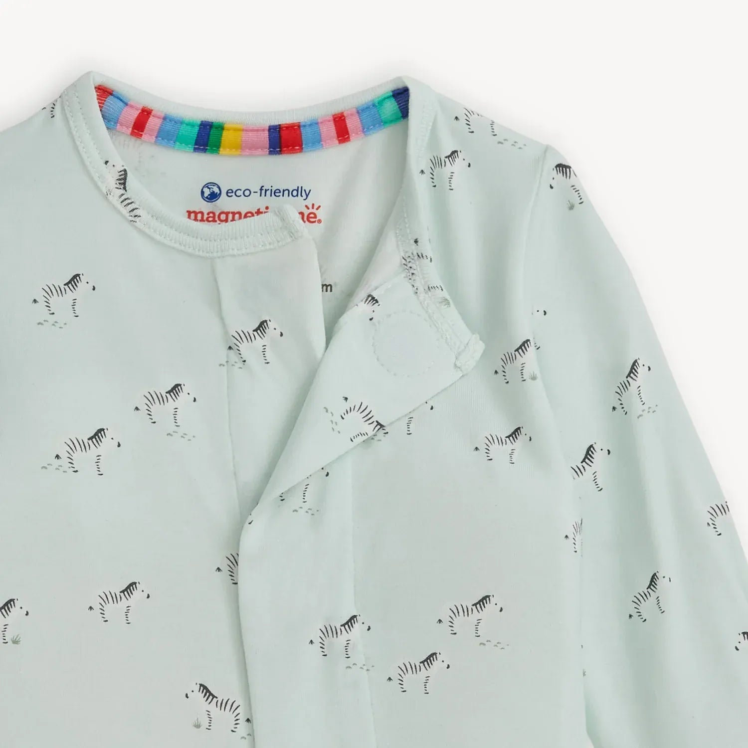 Magnetic Me Baby Teal Savannah Plains Modal Footie