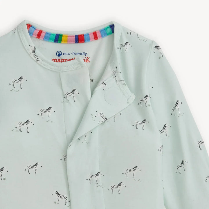 Magnetic Me Baby Teal Savannah Plains Modal Footie