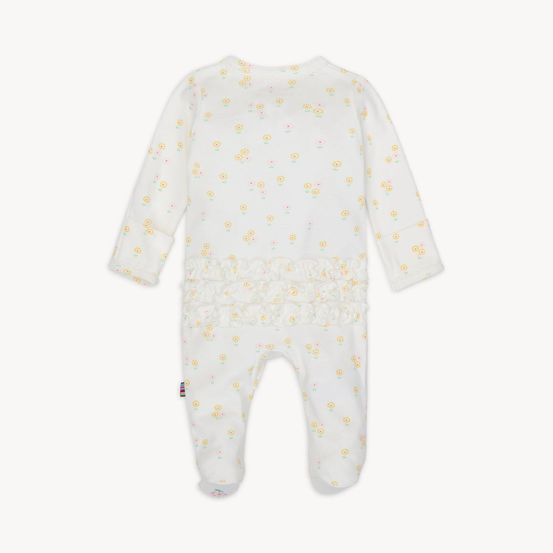 Magnetic Me Footie Evangeline Organic Cotton Footie W/ Ruff