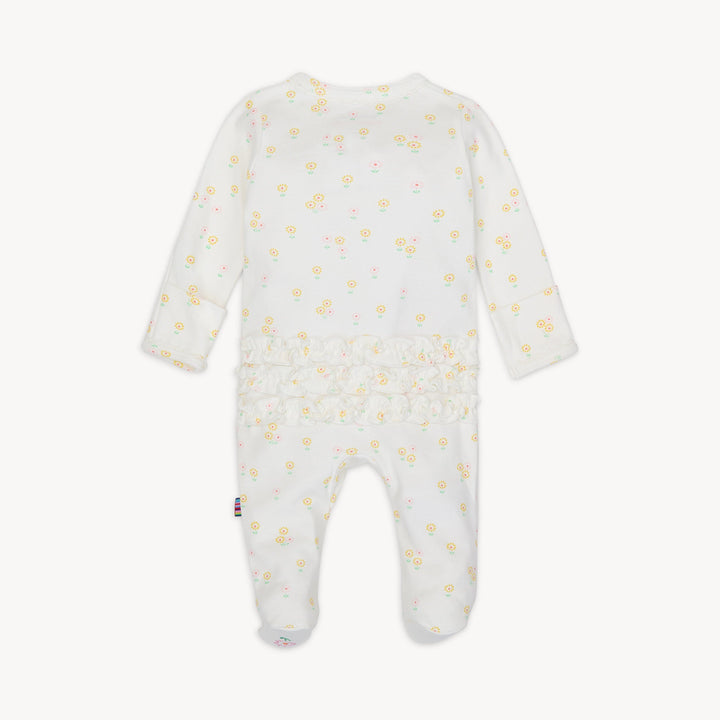 Magnetic Me Footie Evangeline Organic Cotton Footie W/ Ruff