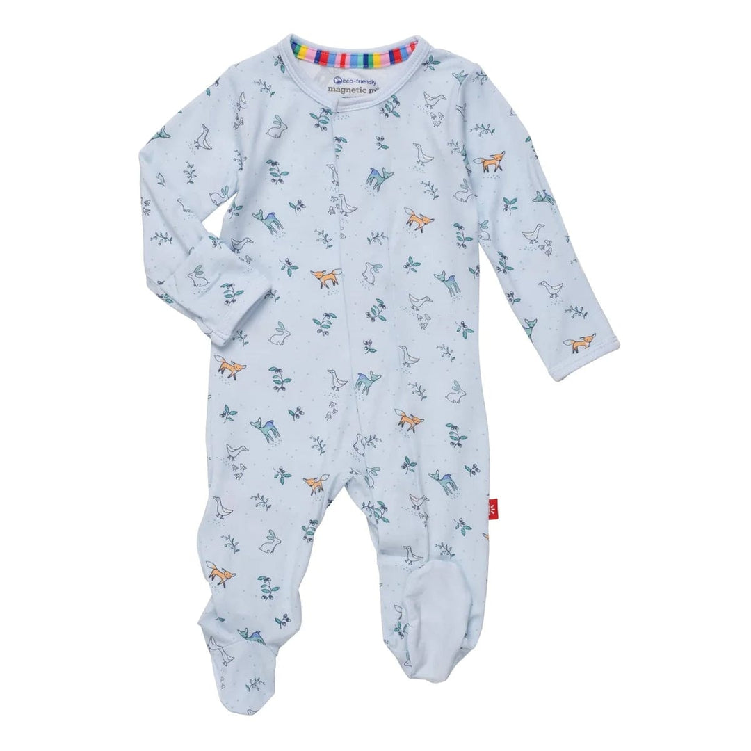 Magnetic Me Footie Woodsy Tales Blue Footie