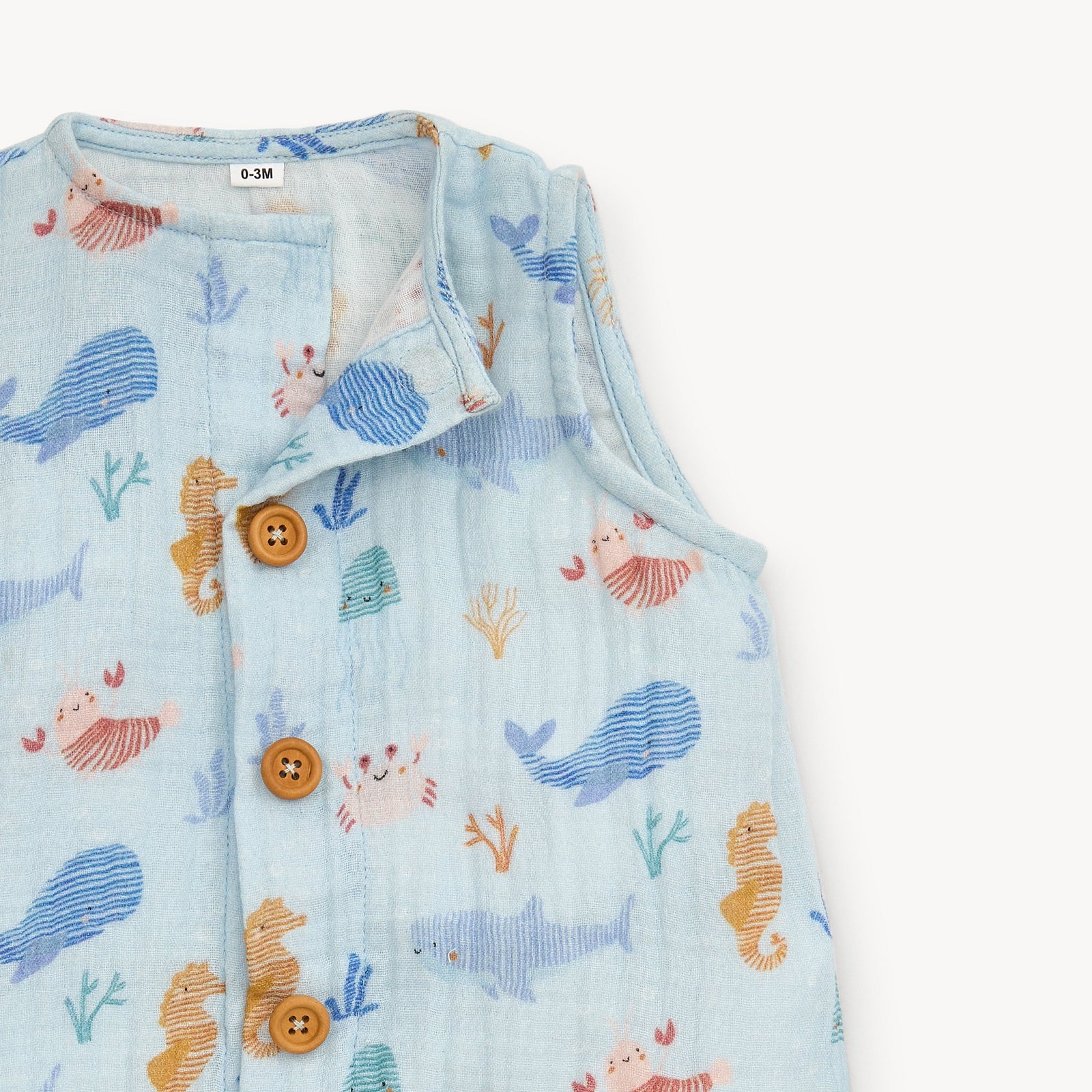 Magnetic Me Jumpsuits & Rompers Deep Sea Jubilee Cotton S/L Coverall