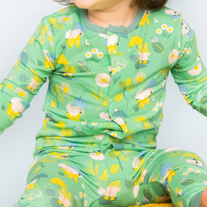 Magnetic Me Pajamas Flower Shower Power Modal Magnetic Coverall