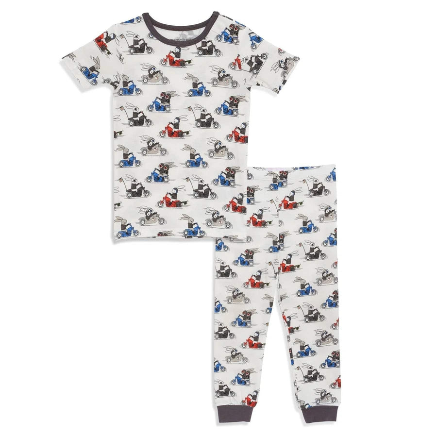 Magnetic Me Pajamas Hares on Hogs Modal Magnetic Toddler PJ's
