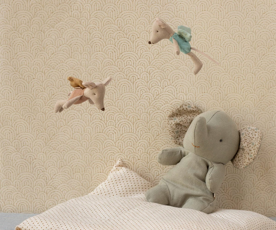 Maileg Baby Fairy mouse, Little - Mint | Maileg