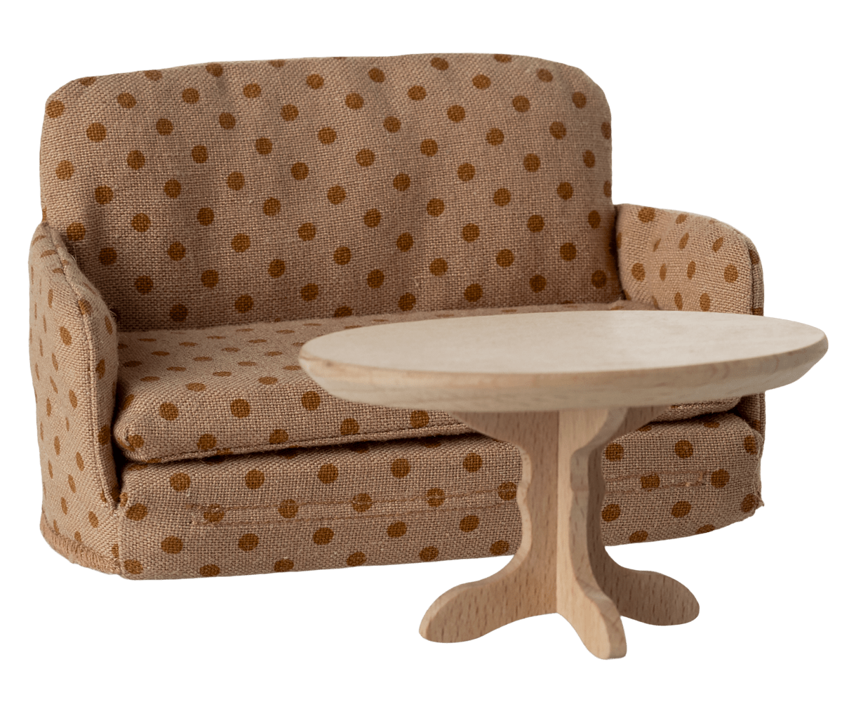 Maileg Baby Sofa bed, Mouse - Dots | Maileg