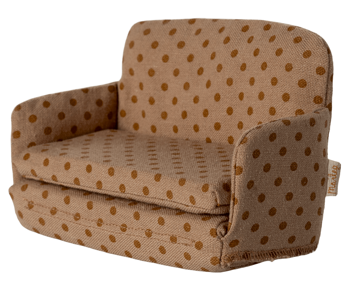 Maileg Baby Sofa bed, Mouse - Dots | Maileg