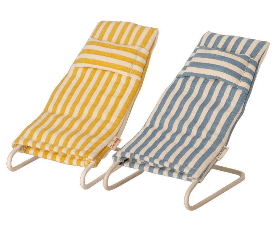 Maileg Dollhouse Beach chair set, Mouse | Maileg