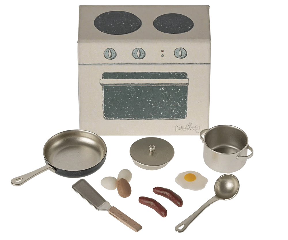 Maileg Dollhouse Cooking Set, Mouse | Maileg
