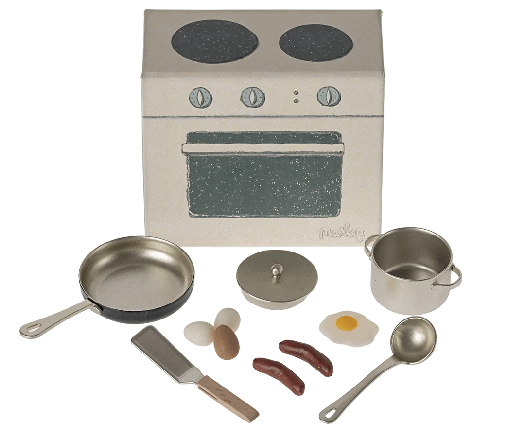 Maileg Dollhouse Cooking Set, Mouse | Maileg