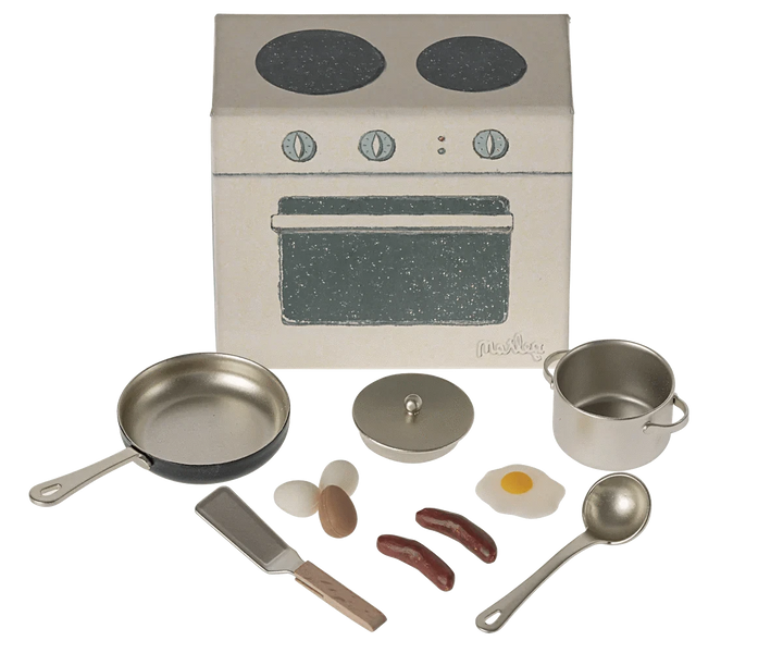 Maileg Dollhouse Cooking Set, Mouse | Maileg