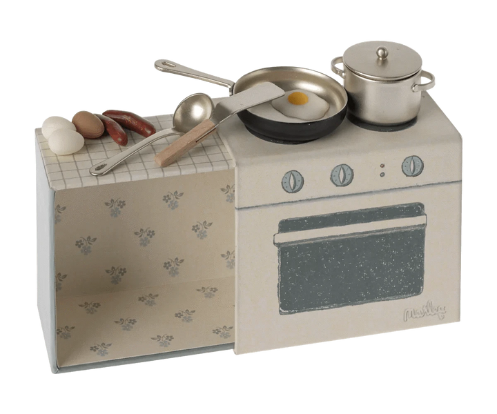 Maileg Dollhouse Cooking Set, Mouse | Maileg