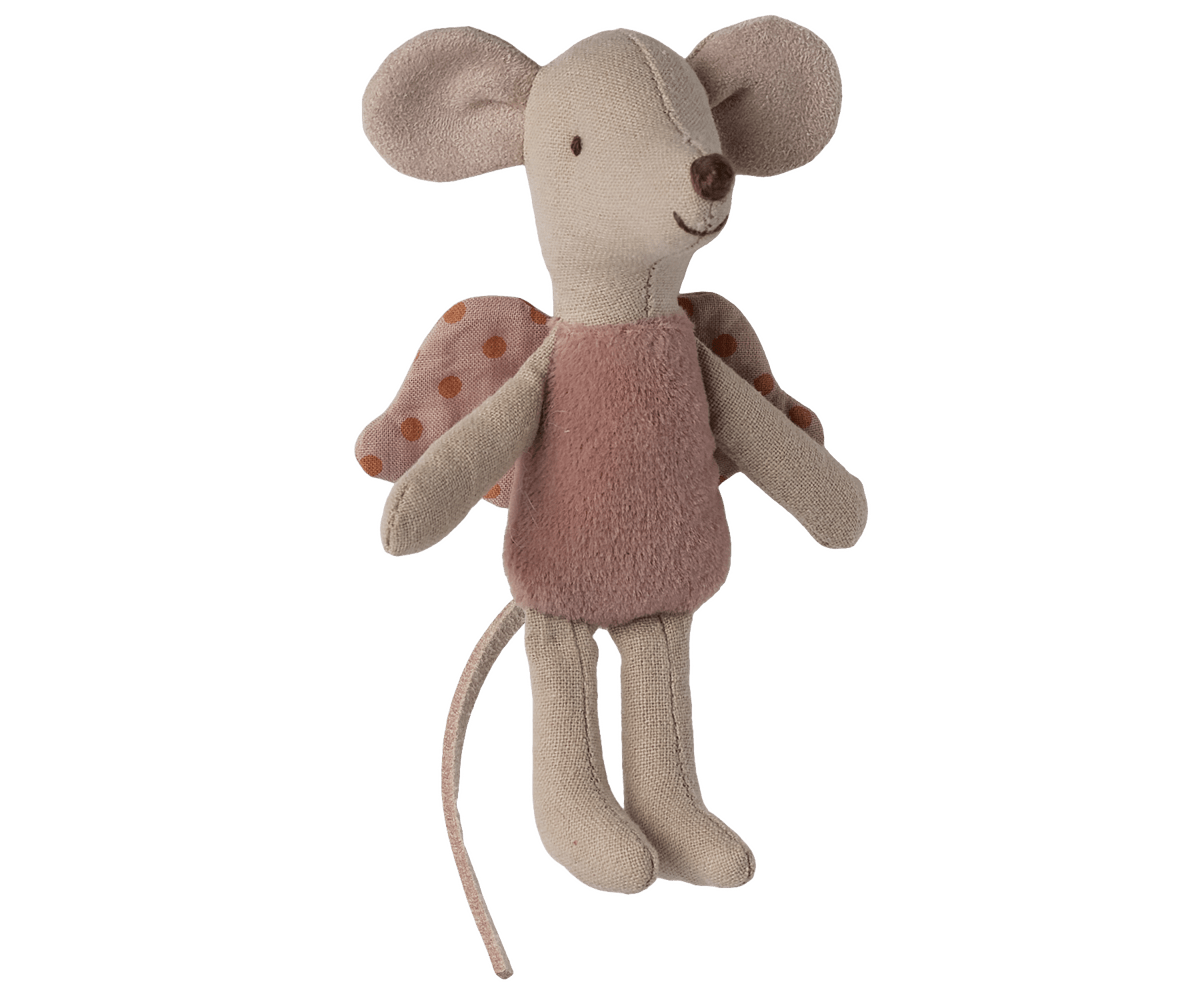 Maileg Dollhouse Fairy mouse, Little - Rose | Maileg