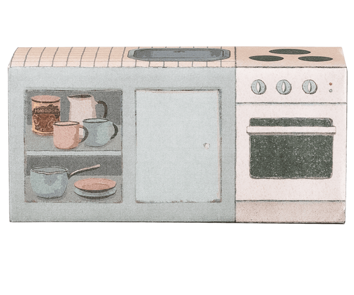 Maileg Dollhouse Kitchen counter, Mouse | Maileg