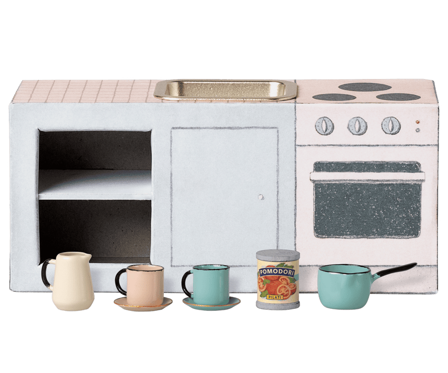 Maileg Dollhouse Kitchen counter, Mouse | Maileg