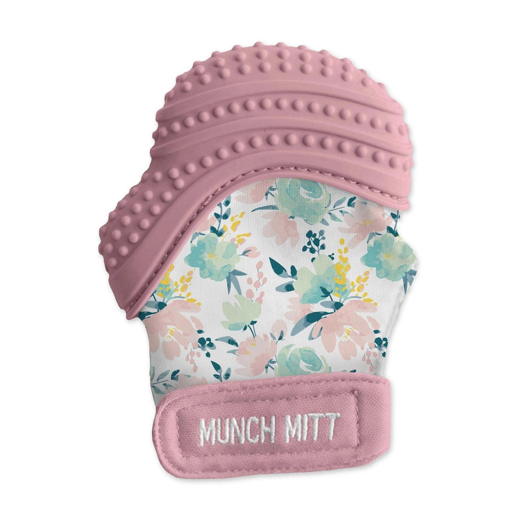 Malarkey Kids Teether Munch Mitt - Pink