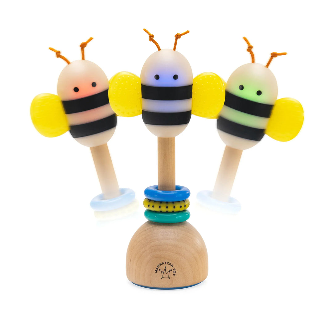 Manhattan Toy Company Baby Toy Brilliant Bee - Light Up | Manhattan Toy
