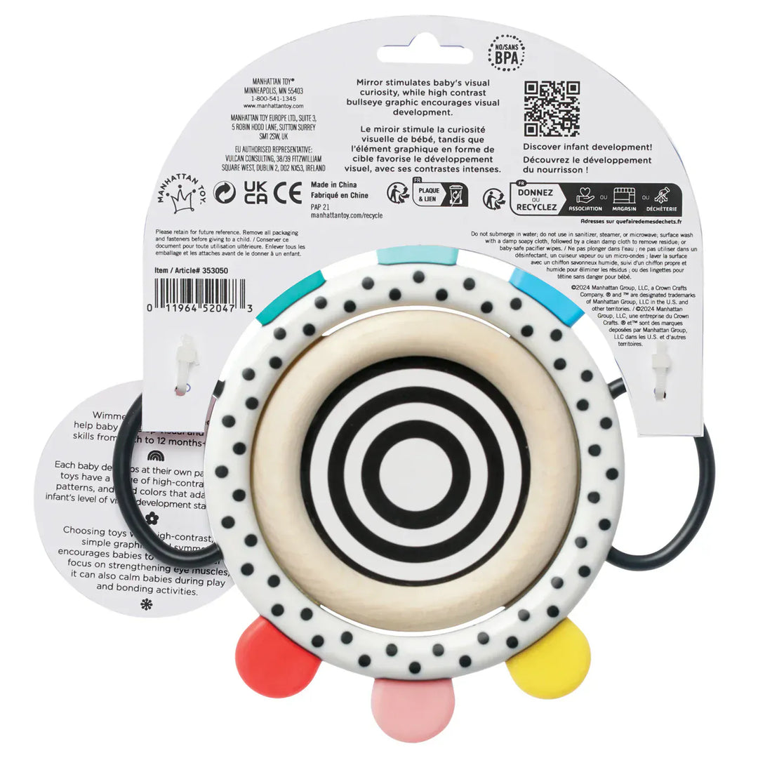 Manhattan Toy Company Baby Toy Wimmer Grasp & See Mirror | Manhattan Toy