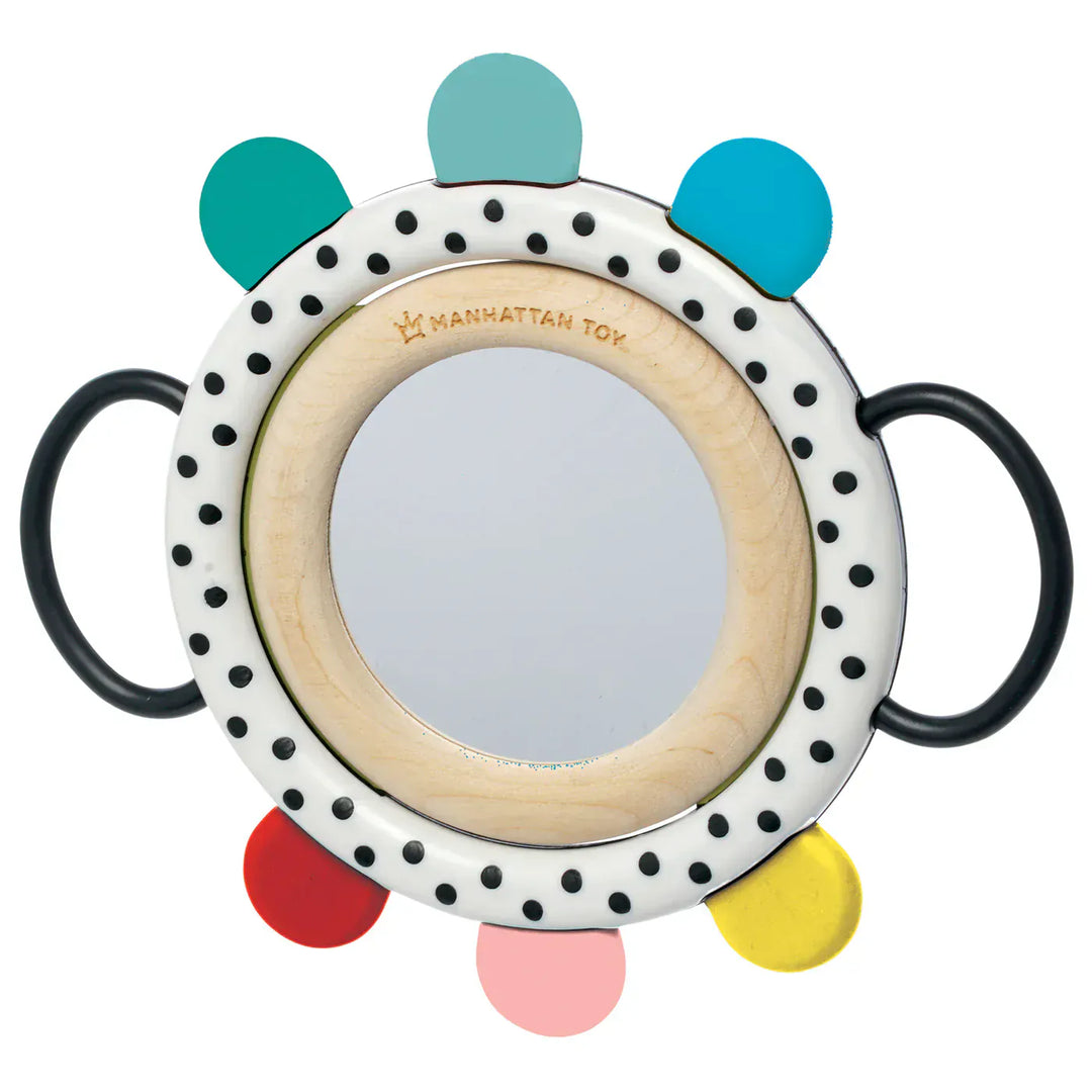 Manhattan Toy Company Baby Toy Wimmer Grasp & See Mirror | Manhattan Toy