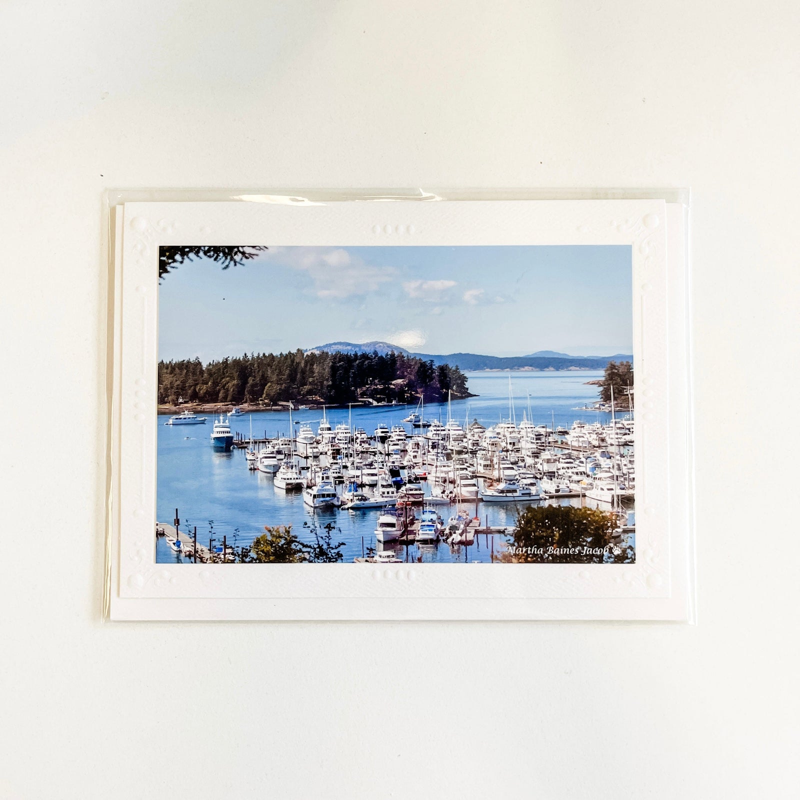 Martha Baines Jacob Card Roche Harbor Blank Card