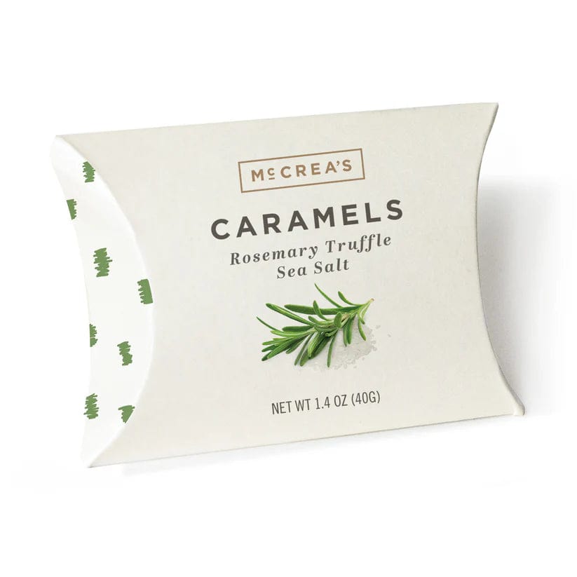 McCrea's Candies Sweet Treats Caramels Pillow Box - Rosemary Truffle Sea Salt