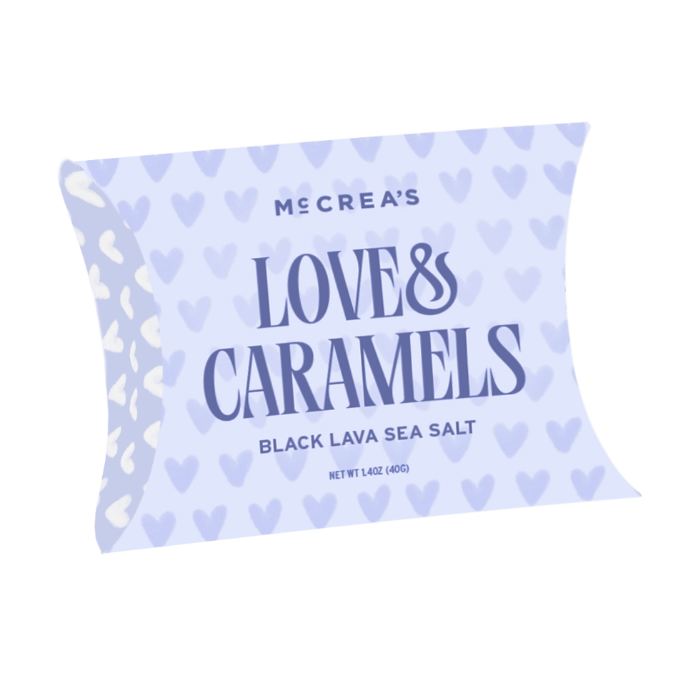 McCrea's Candies Sweet Treats Love & Caramels Pillow Boxes