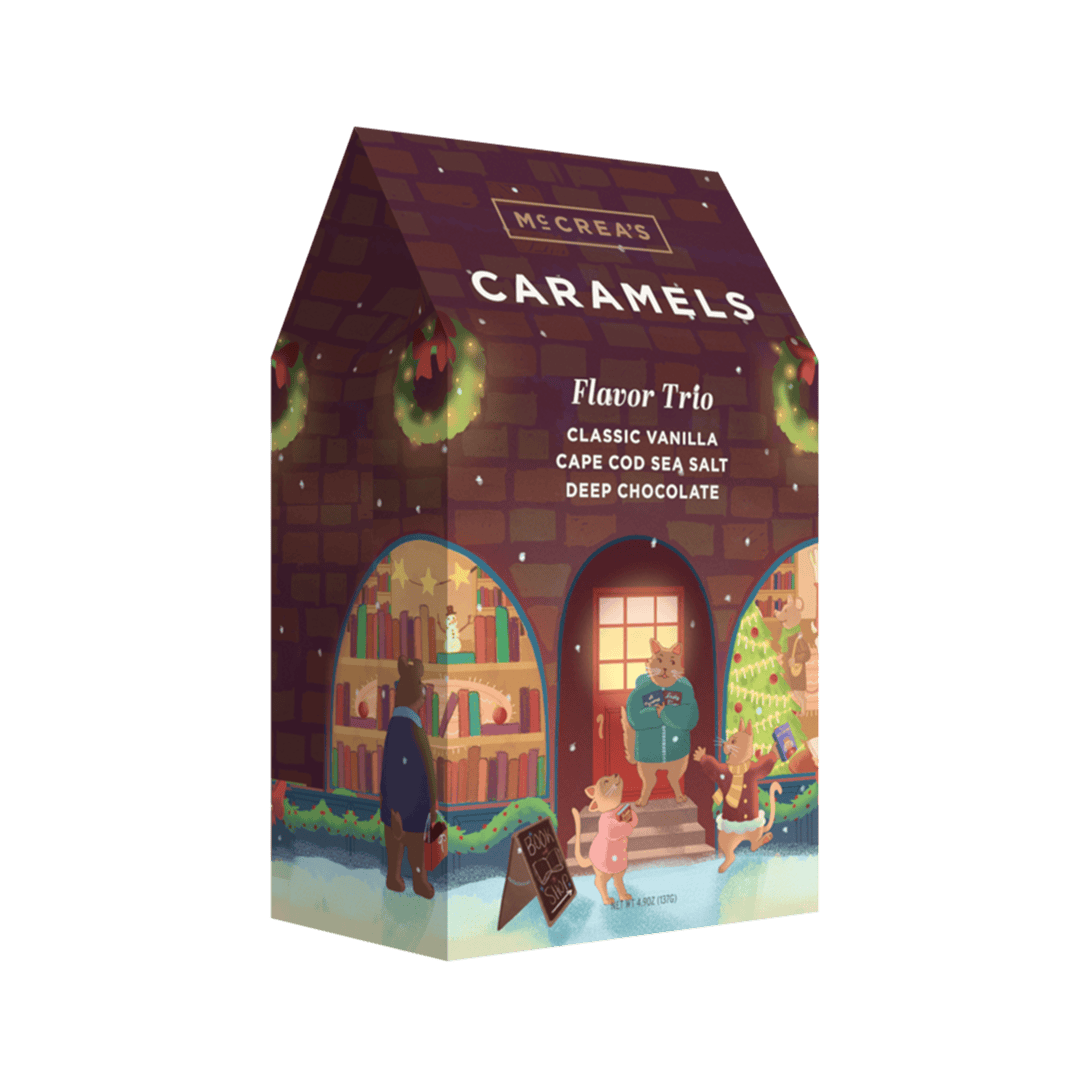 McCrea's Candies Treats Holiday Bookshop Caramel Box