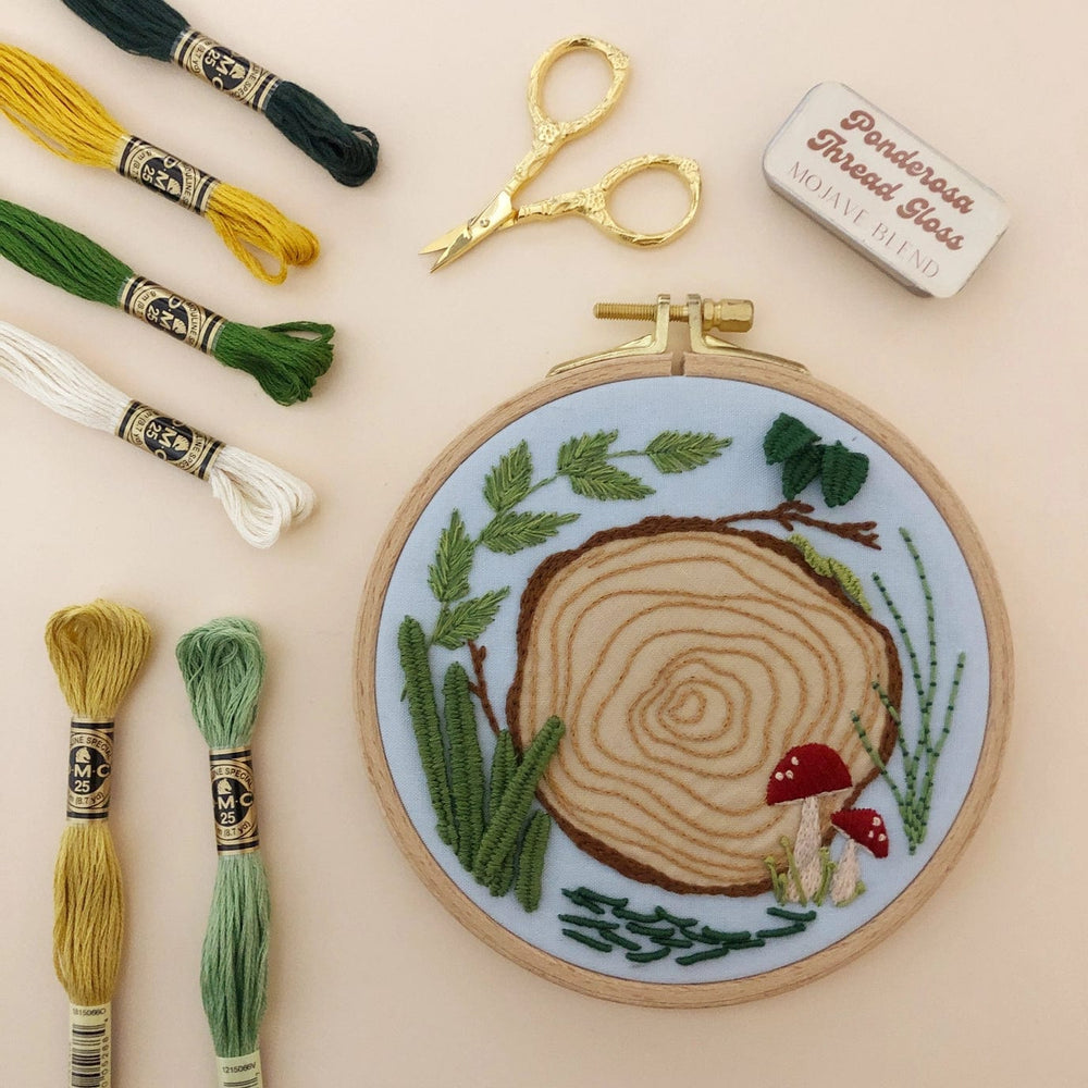 MCreativeJ Embroidery Kits 3D Woodland - Advanced Hand Embroidery DIY Craft Kit