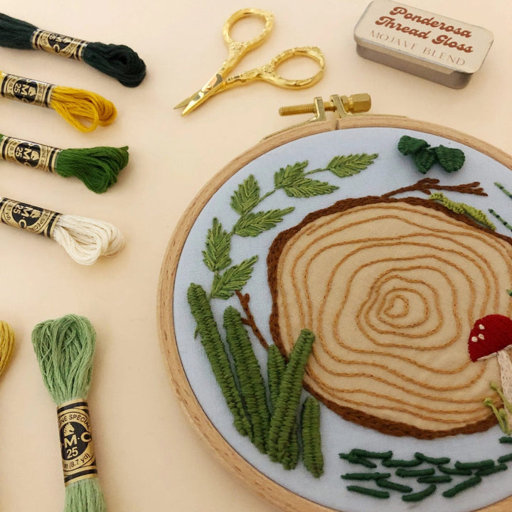 MCreativeJ Embroidery Kits 3D Woodland - Advanced Hand Embroidery DIY Craft Kit