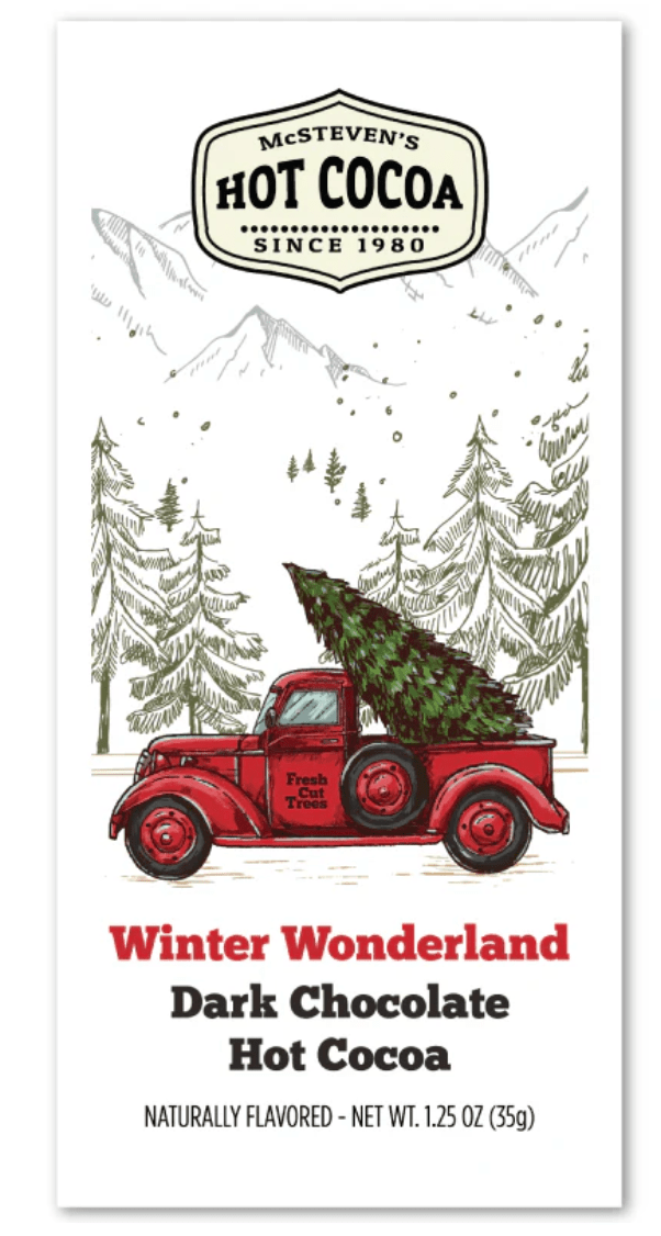 McSteven's Hot cocoa Winter Wonderland Dark Chocolate Cocoa Packet