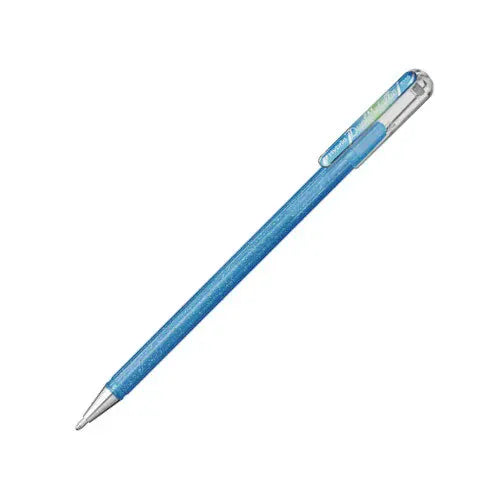 MDS Paper Blue-Gray + Metallic Blue & Silver Pentel Dual Metallic Pens - 1.0mm