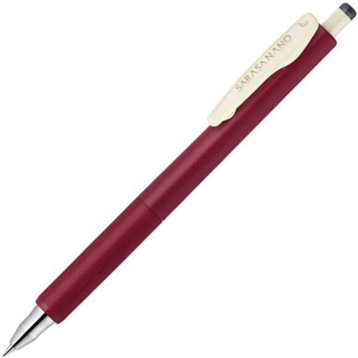 MDS Paper Cassis Black Sarasa Nano 0.3mm Vintage Colors