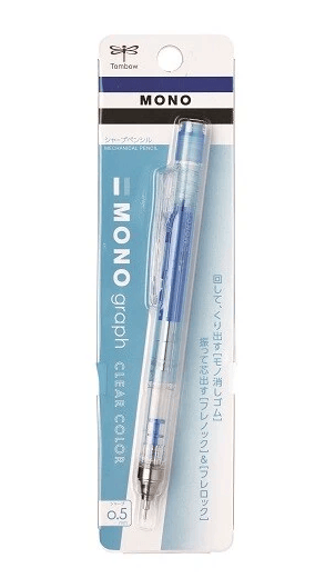MDS Paper Clear Blue Tombow MONO Graph Mechanical Pencil - 0.5mm