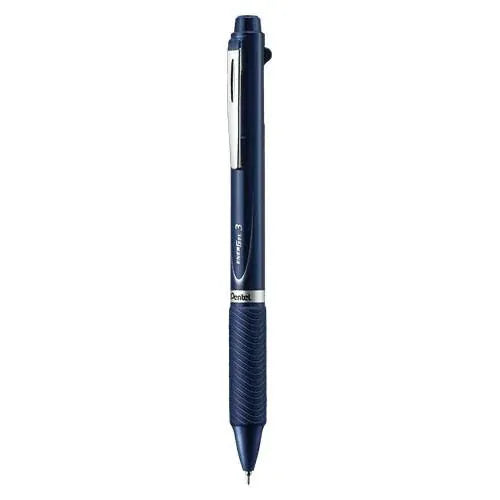 MDS Paper Dark Blue Pentel EnerGel 3 Color Gel Ballpoint Pen