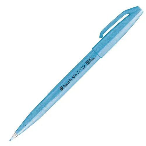 MDS Paper Fluorescent Blue Pentel Touch Sign Pen