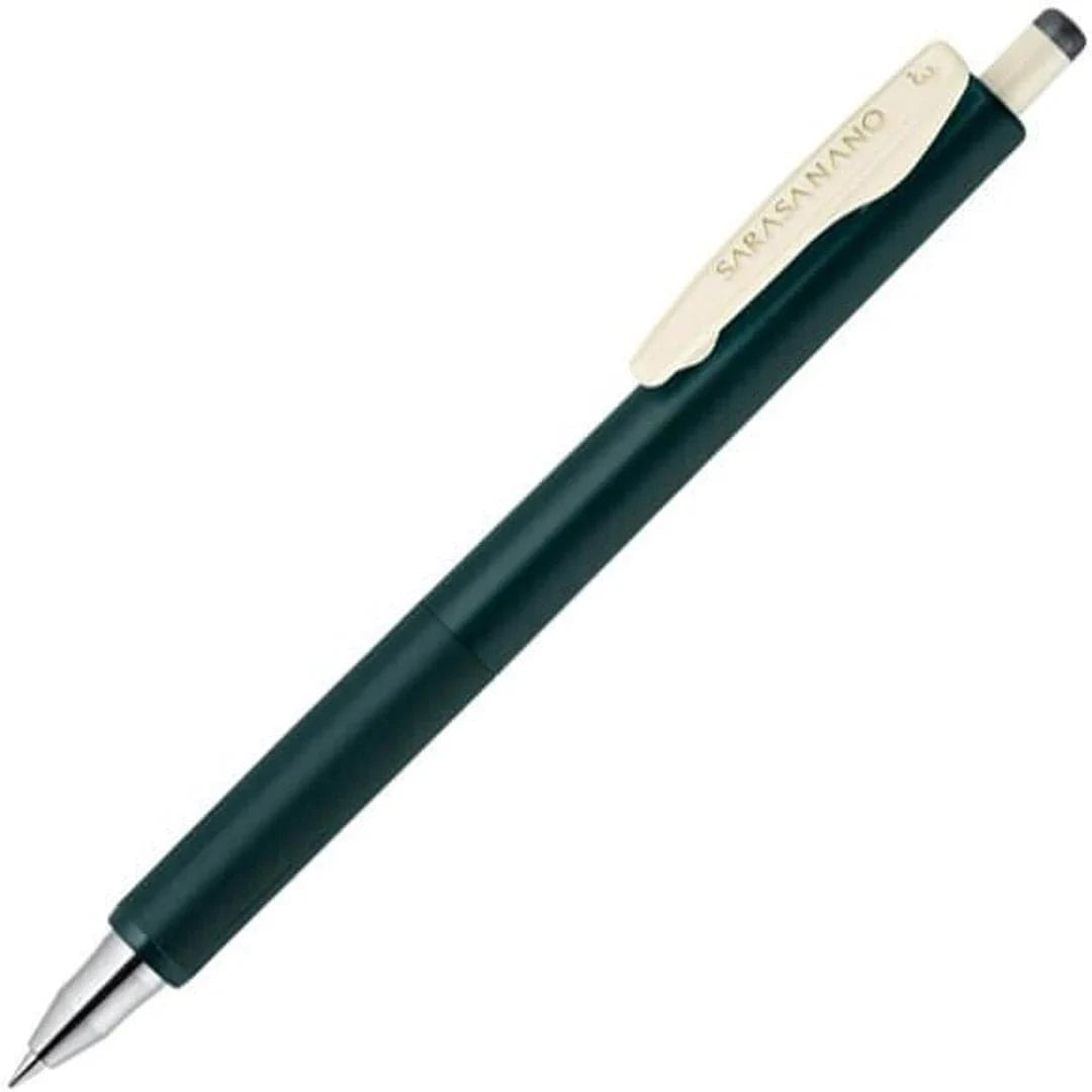 MDS Paper Green Black Sarasa Nano 0.3mm Vintage Colors