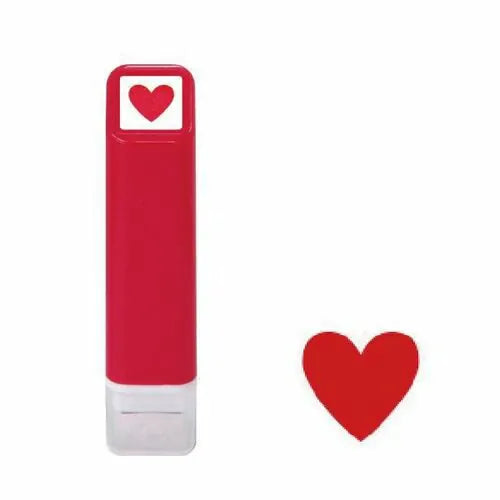 MDS Paper Heart Pre-inked Mini Stamp