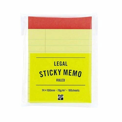 MDS Paper Legal Sticky Note Memo Pad