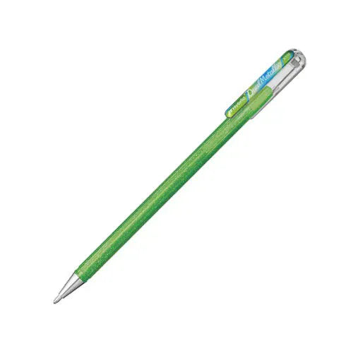 MDS Paper Light Green + Metallic Blue & Red Pentel Dual Metallic Pens - 1.0mm