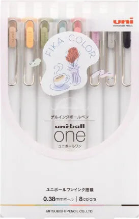 MDS Paper Mitsubishi Uni-ball One Gel Pen Set - FIKA