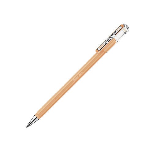 MDS Paper Pale Orange Pentel MATTEHOP Gel Pens - 1.0mm