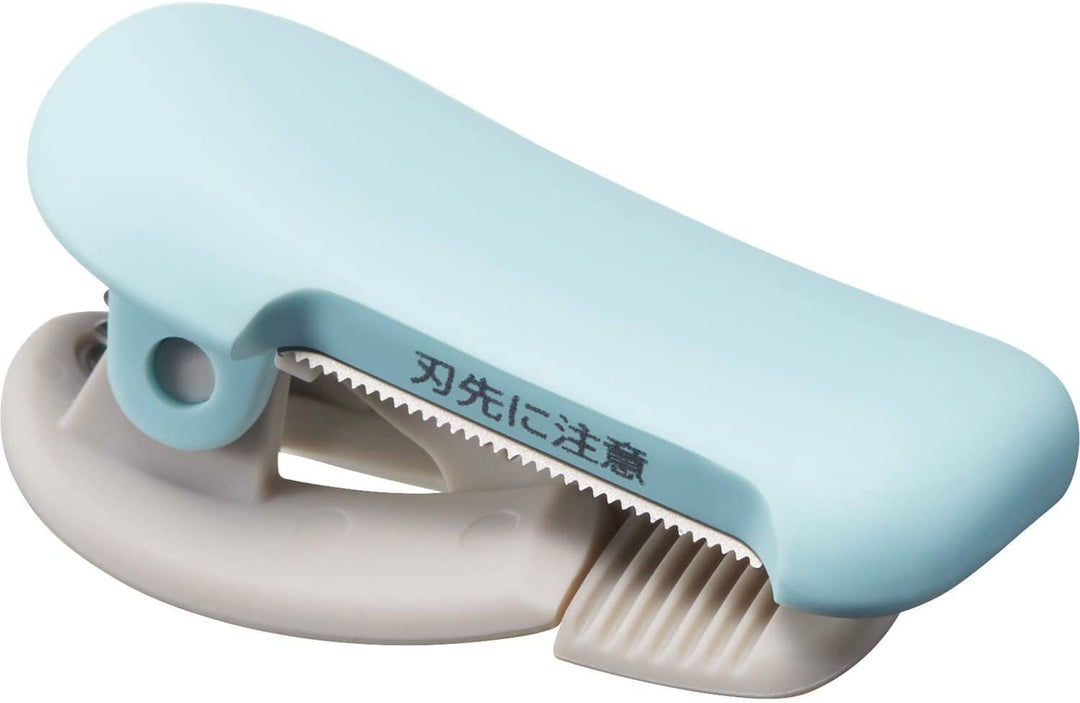MDS Paper Pastel Blue KOKUYO Tape Cutter Clip 10-15mm width