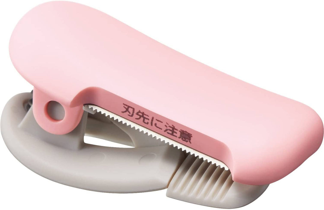 MDS Paper Pastel Pink KOKUYO Tape Cutter Clip 20-25mm width