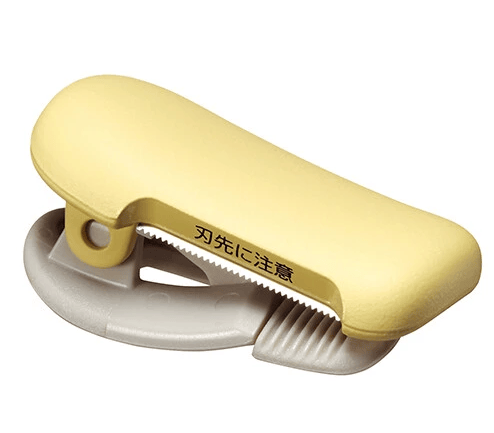 MDS Paper Pastel Yellow KOKUYO Tape Cutter Clip 20-25mm width