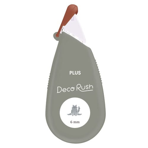 MDS Paper PLUS Deco Rush 6mm Washi Tape - Stretching Cat