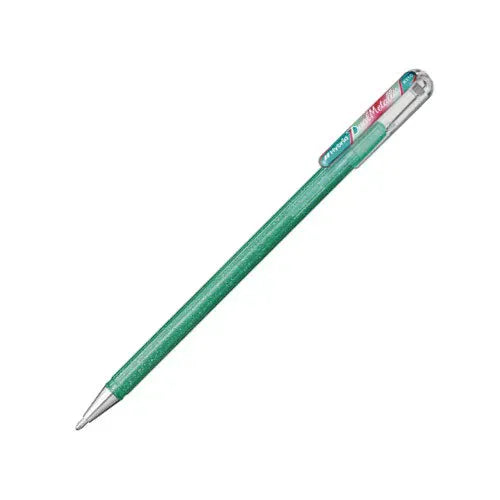 MDS Paper Turquoise Green + Metallic Red & Green Pentel Dual Metallic Pens - 1.0mm